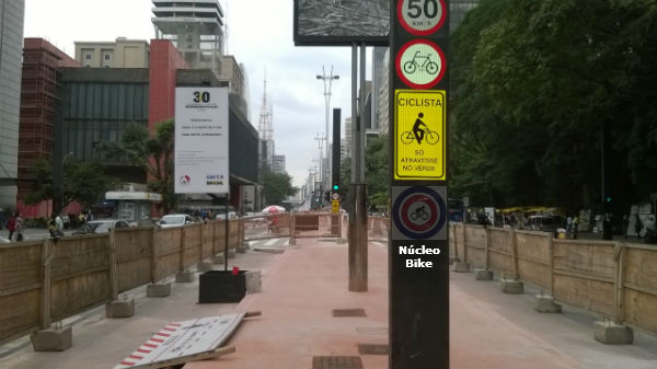 Confirmada a inauguração da Ciclovia na Avenida Paulista para 28/06 (Domingo)