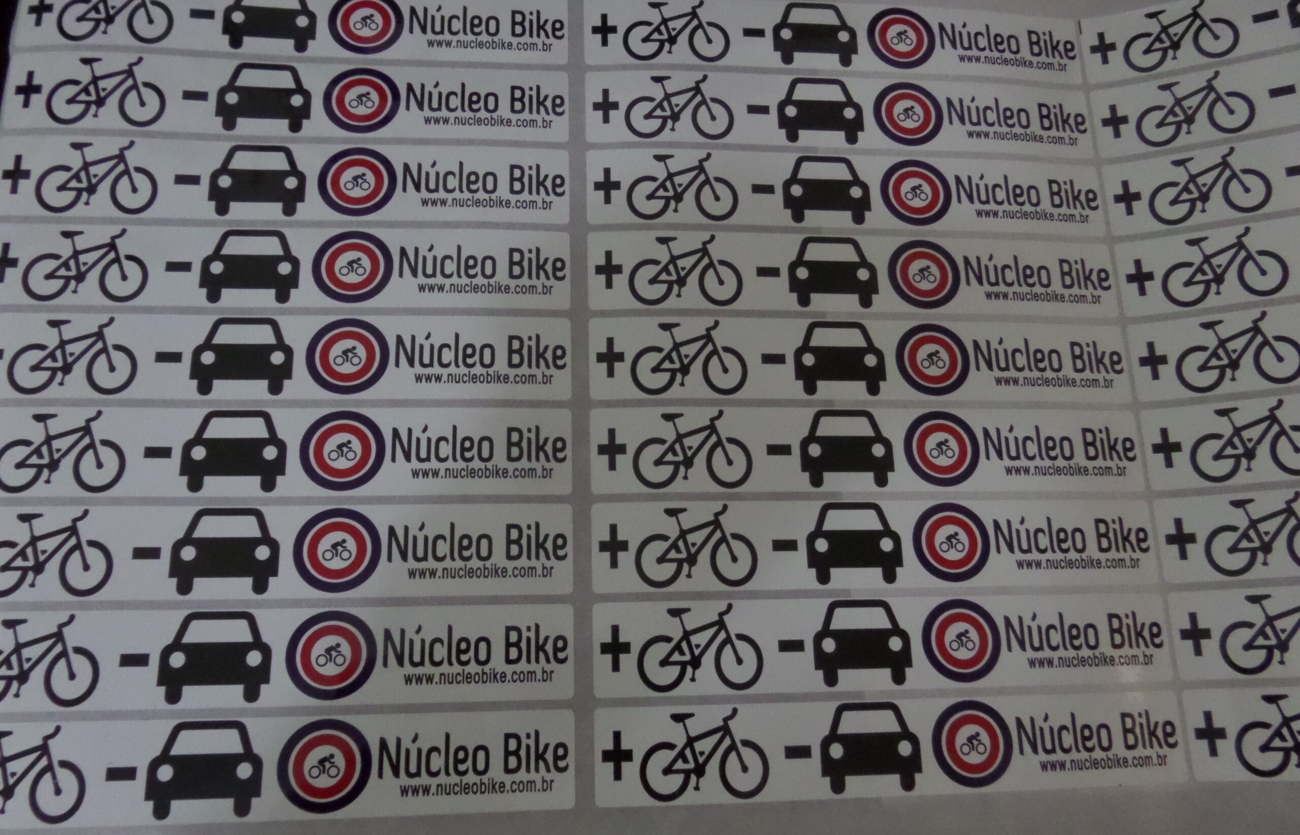 Chegaram os Adesivos Núcleo Bike