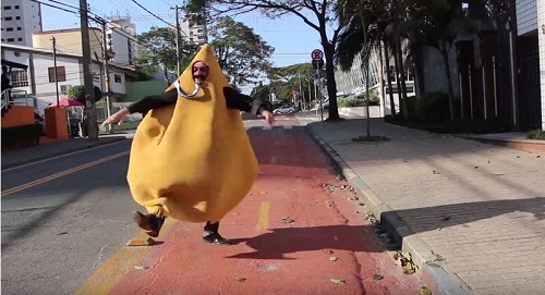 O Senhor Coxinha e a ciclovia