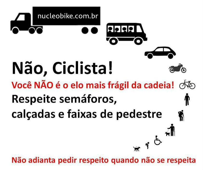 Ciclista, Respeite