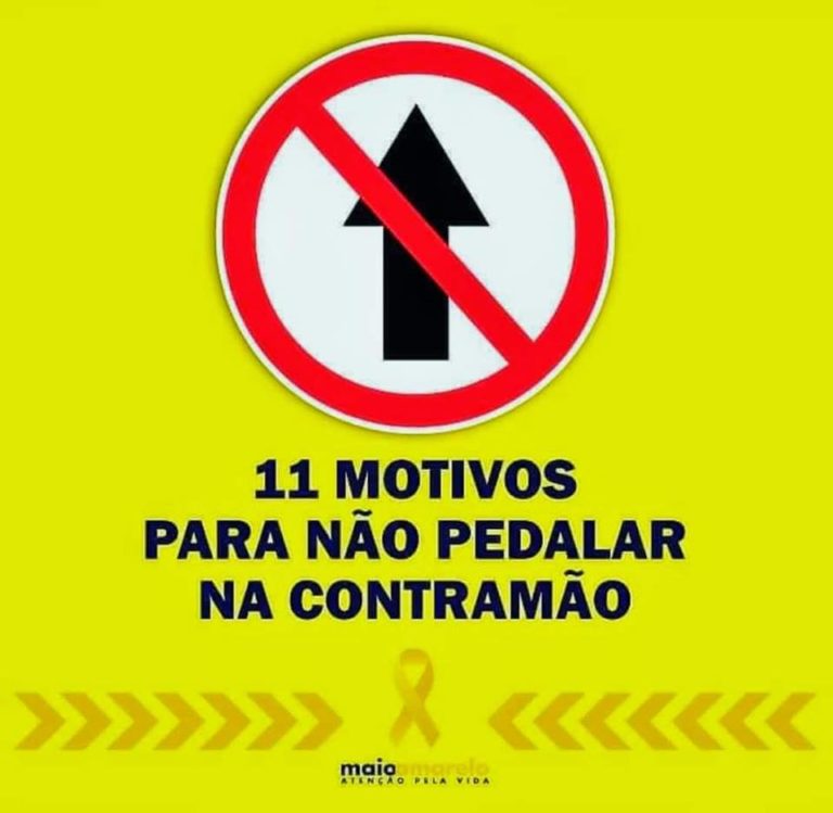 11 motivos para não pedalar na contramão